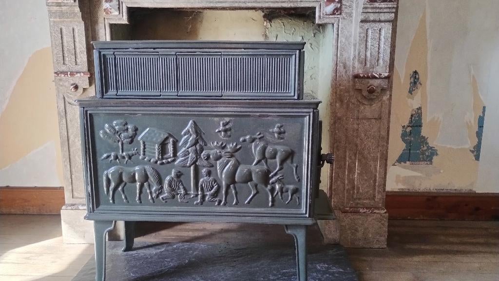 Jotul, Maison & Meubles, Poêles, Utilisé, Poêle à bois, Bois, Enlèvement