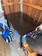 Zwarte eetkamer tafel, Ophalen, Gebruikt