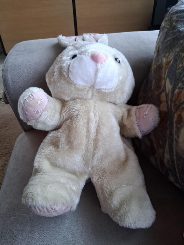 Knuffel konijn/pyjamazak, Ophalen of Verzenden, Konijn