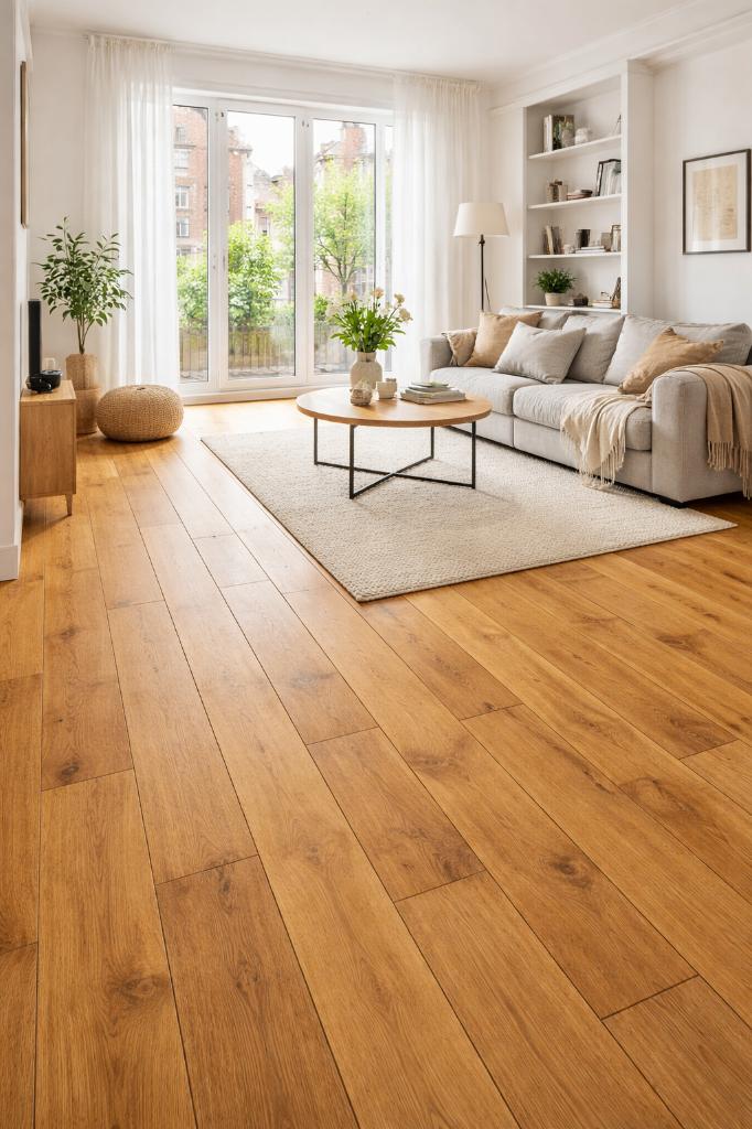 PARQUET MASSIF EFFET CHÊNE, Neuf, Enlèvement ou Envoi, Parquet, 150 cm ou plus