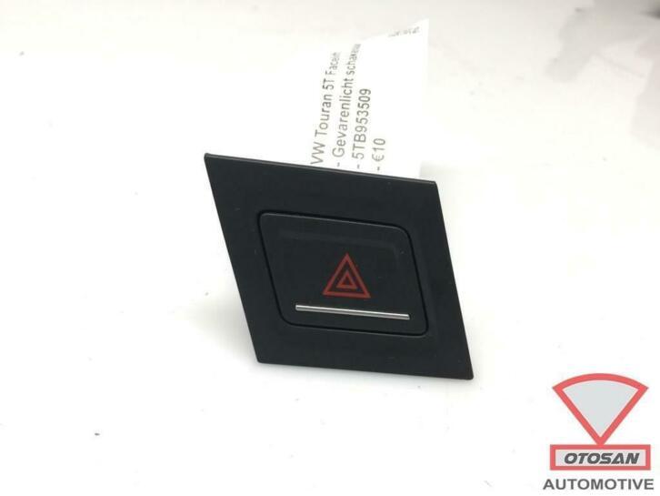 vw touran 5t gevarenlicht alarmlicht schakelaar 5tb953509, Gebruikt, Volkswagen, Volkswagen AG, Vw@volkswagen.de