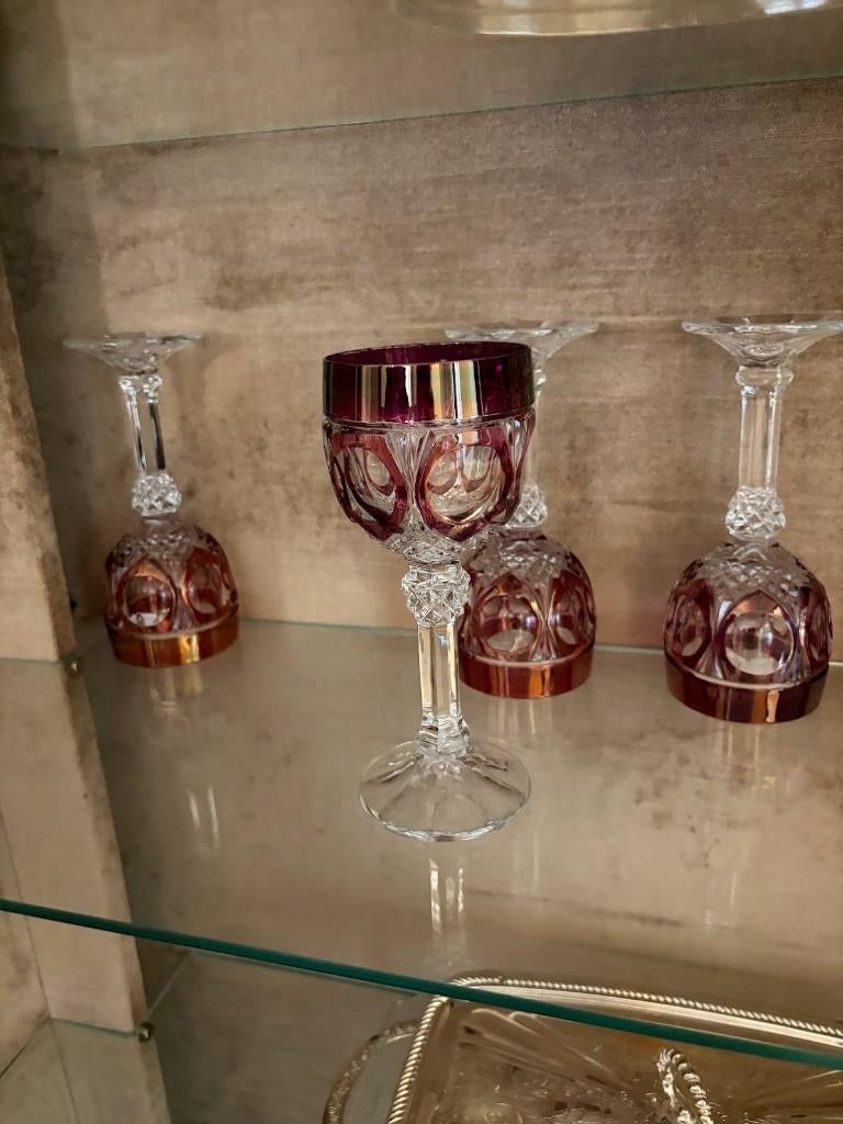 Nachtmann Napoleon kristal wijnglazen - set van 6, Ophalen