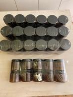 Potjes plastic bruin met zwart metalen schroefdeksel, Ophalen of Verzenden, Nieuw, Materiaal