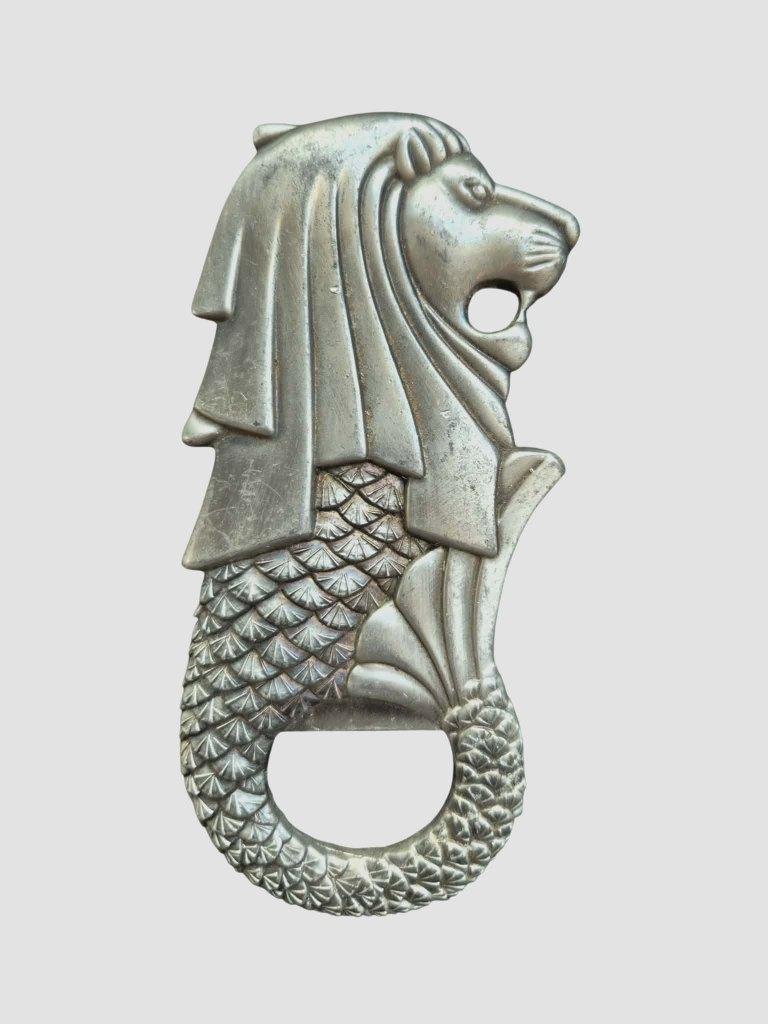 Décapsuleur Merlion de 11,5 cm, Enlèvement