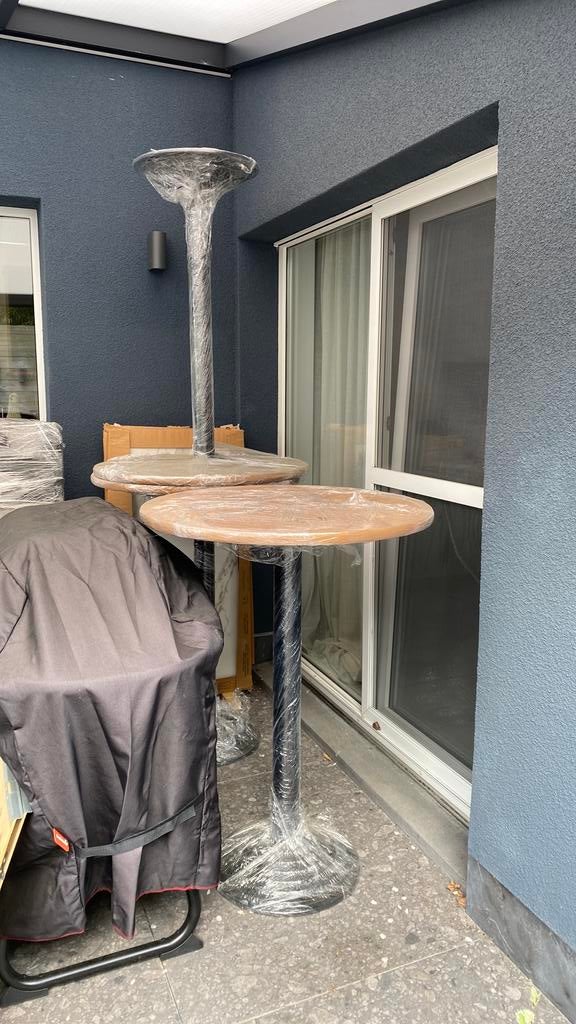 Drie Bartafels/Statafels, Tuin en Terras, Ophalen, Zo goed als nieuw