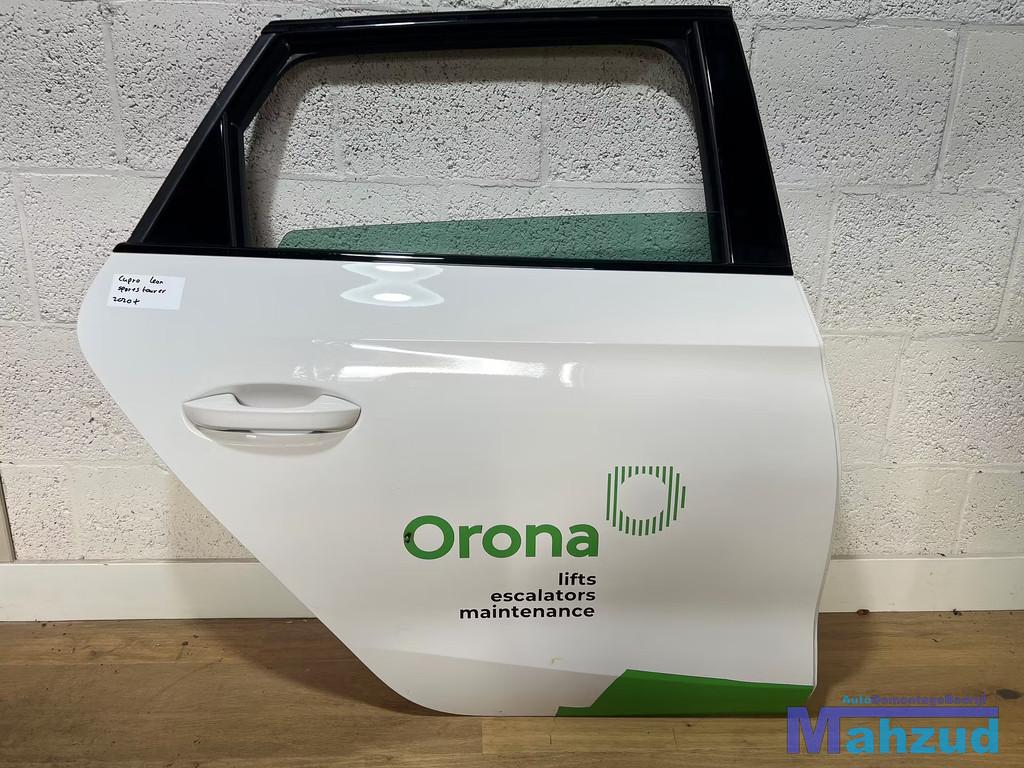 CUPRA LEON SPORTSTOURER WIT rechts achter deur 2020+, Autos : Pièces & Accessoires, Carrosserie & Tôlerie, Porte, Seat, Arrière