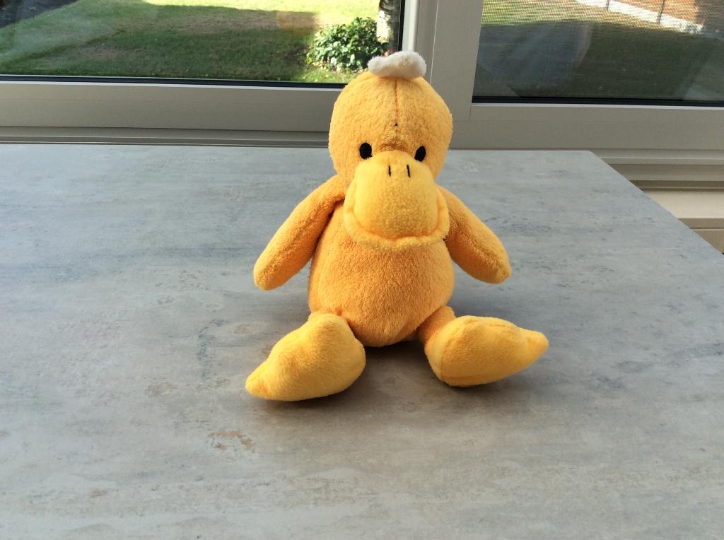 knuffel eend, Kinderen en Baby's, Ophalen, Zo goed als nieuw, Eend