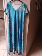 Blauw kleed met bloemen XL van Shein, Blauw, Maat 46/48 (XL) of groter, Nieuw, Ophalen of Verzenden