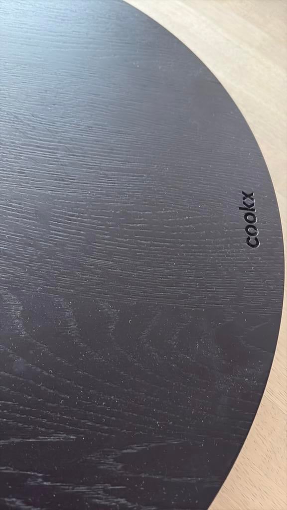 Draaiplank Cookx eiken mar zwart 60 cm, Ophalen, Zo goed als nieuw