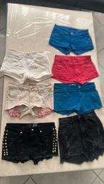 SHORT JEANS (7) bleu rouge blanc noir XS, Enlèvement ou Envoi, Comme neuf, Taille 34 (XS) ou plus petite