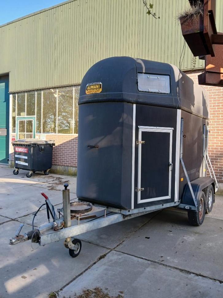 Paardentrailer, Animaux & Accessoires, Chevaux & Poneys | Semi-remorques & Remorques, Utilisé, Remorque 2 chevaux, Enlèvement