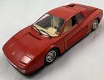 Bburago Ferrari Testarossa 1984 Rood 1/24 Modelauto metaal, Verzenden, Zo goed als nieuw, Auto