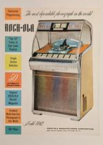 ROCK-OLA Model 1462 Jukebox 1957 origineel blad, Ophalen of Verzenden, Gebruikt, Rock Ola