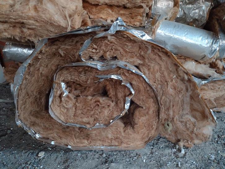 2dehands glaswol dikte 15 cm, Doe-het-zelf en Bouw, Metalen, Ophalen