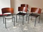 4 chaises Philippe Starck pour XO, Maison & Meubles, Chaises, Comme neuf, Quatre, Noir, Métal