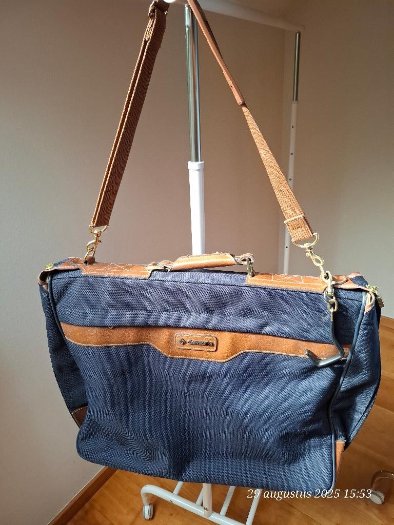Samsonite kledingtas, Ophalen, Zo goed als nieuw, Blauw