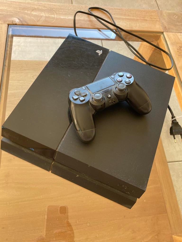 PS 4 + controller + 28 spelletjes, Games en Spelcomputers, Spelcomputers | Sony PlayStation 4, Ophalen, Met 1 controller, Original