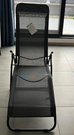 Opvouwbaar ligbed, parasol met voet Nieuw, Tuin en Terras, Ophalen, Nieuw, Textileen