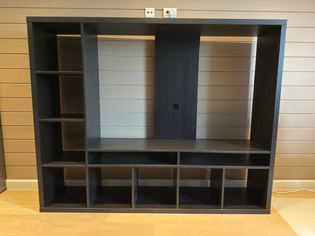 Meuble TV multimédia/étagère moderne — Excellent état, Enlèvement ou Envoi, Comme neuf