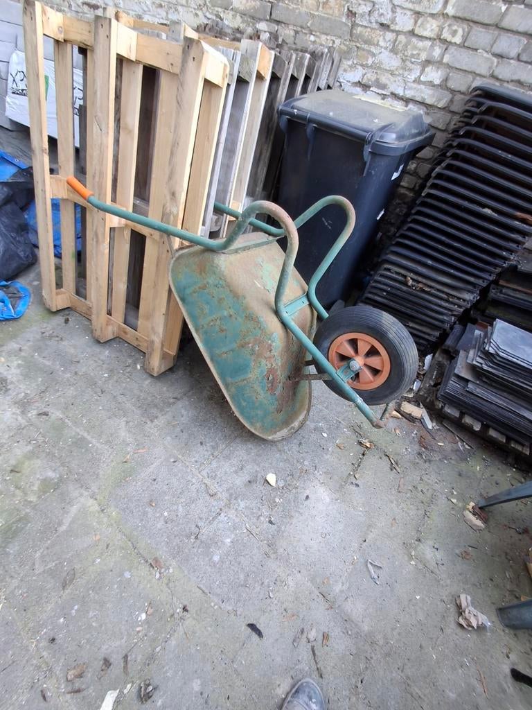 Kruiwagen, Ophalen, Gebruikt, Handmatig, Eenwielig