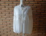 (109)- blouse femme t.L blanche - bebe plus -, Maat 38/40 (M), Bebe plus, Wit, Ophalen of Verzenden