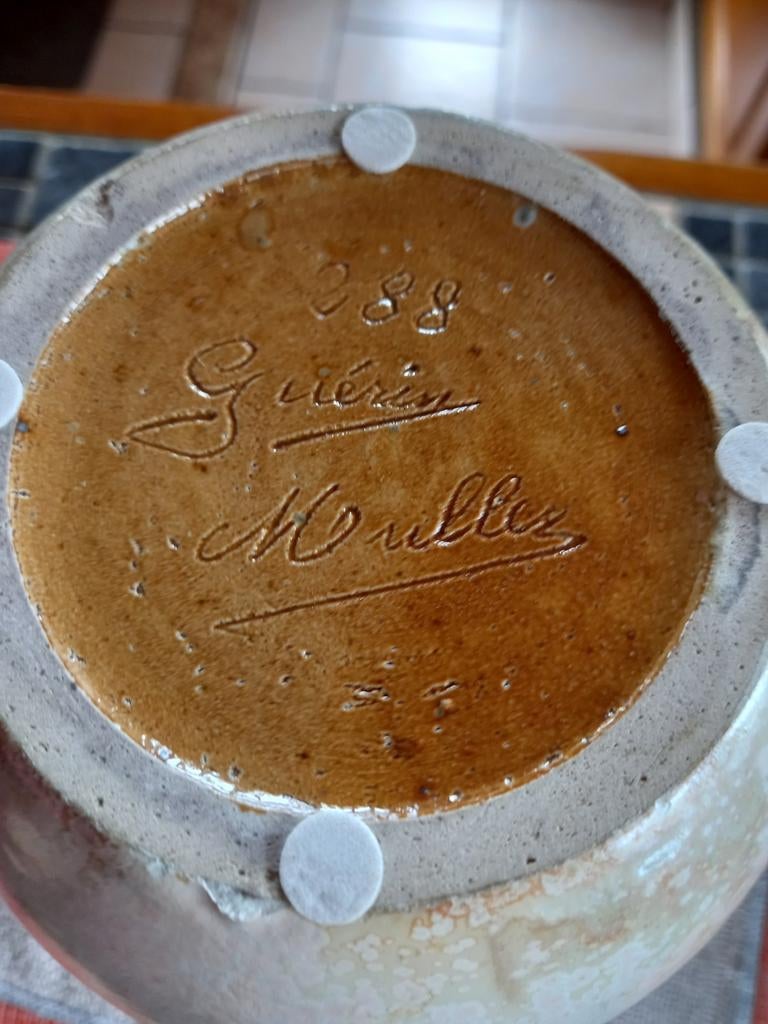 Vase signe guerin muller, Antiquités & Art, Enlèvement ou Envoi