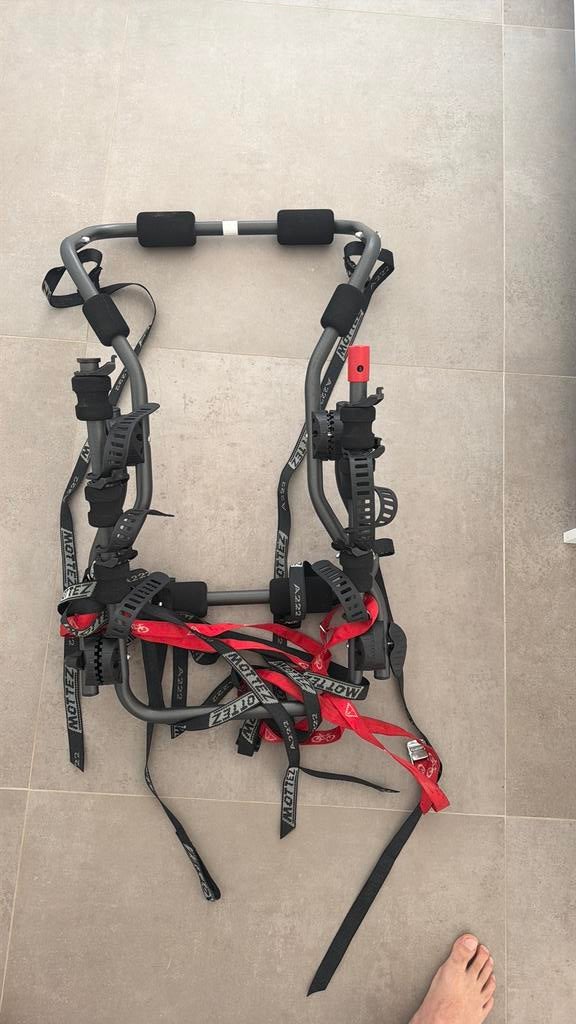 Fietsrek Mottez voor 3 fietsen met slot, Enlèvement, Comme neuf