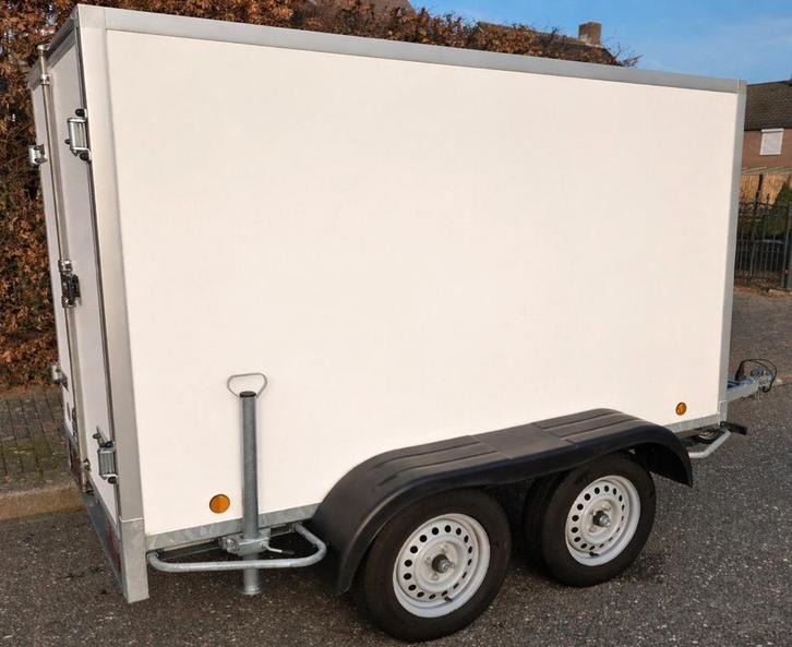 Gesloten Power-Trailer  dubbelasser, Auto diversen, Aanhangers en Bagagewagens, Gebruikt, Ophalen