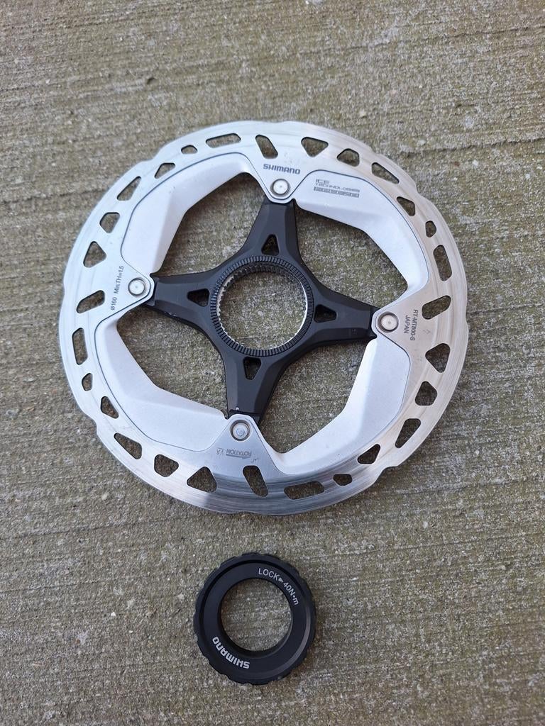 1 remschijf Shimano ultegra RT-MT800-S 160mm, Fietsen en Brommers, Ophalen of Verzenden, Zo goed als nieuw, Remmen, Shimano