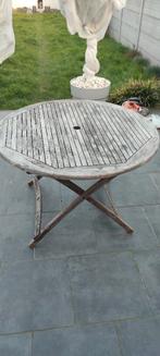 Table de jardin, Jardin & Terrasse, Enlèvement, Utilisé, Rond, Bois