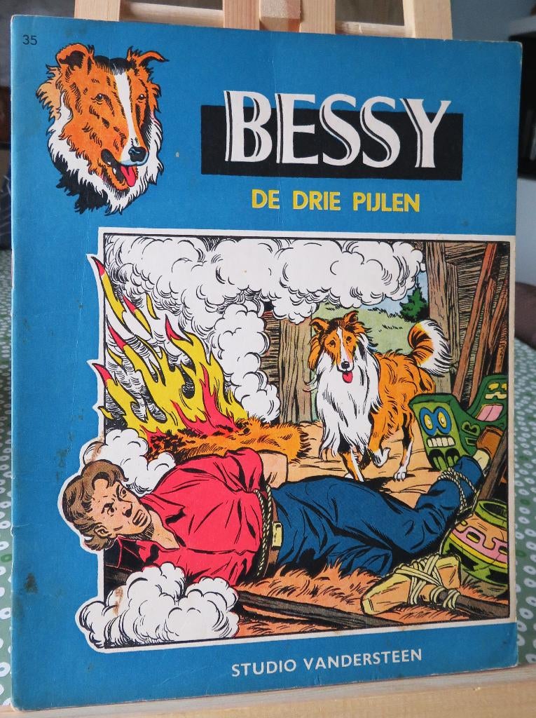 Bessy nr 35 De drie pijlen., Ophalen of Verzenden, Gelezen, Willy Vandersteen