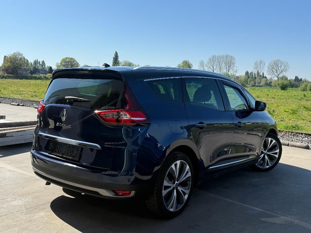 Renault Grand Scenic 7 Pl, Autom, Pano, Camera, Full Option, Auto's, Monovolume, 4 cilinders, Blauw, Leder en Stof