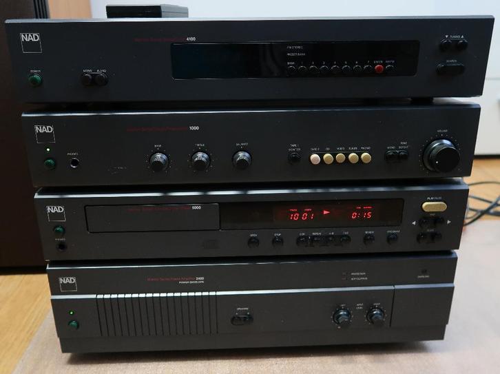 NAD stereo, TV, Hi-fi & Vidéo, Chaîne Hi-fi, Utilisé, Lecteur CD, Tuner ou Radio, Autres marques, Composants en vrac, Enlèvement