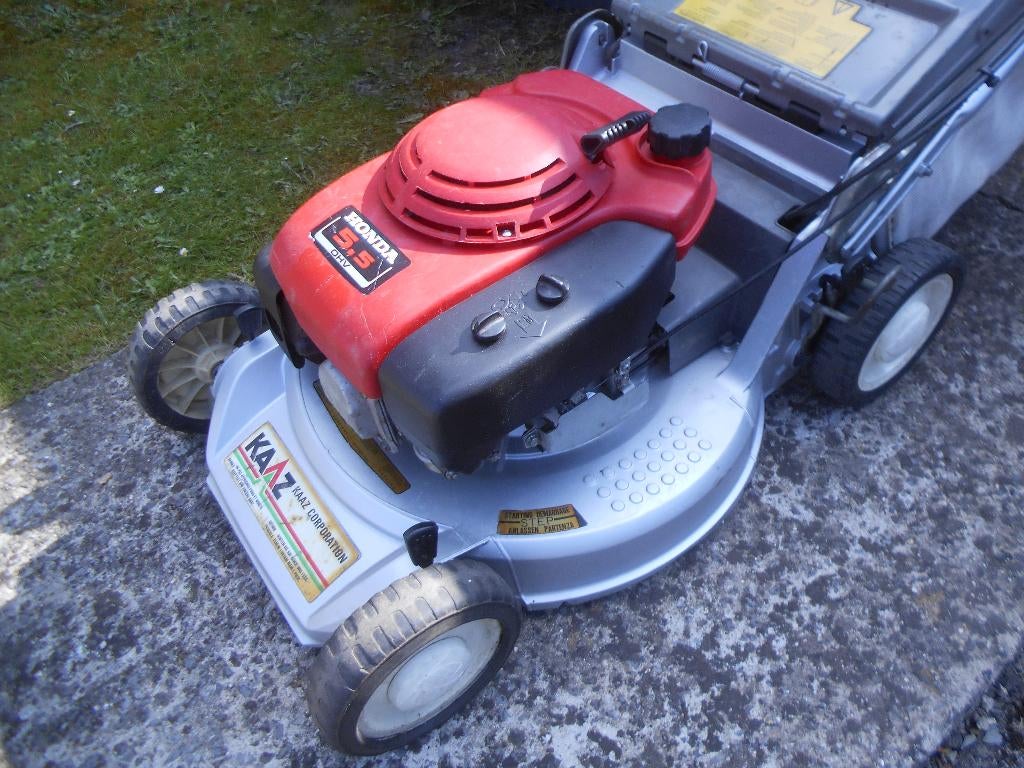 tondeuse Auto-Tractée KAAZ, Honda, Tondeuse rotative, Bac de ramassage, Tondeuses à gazon à essence