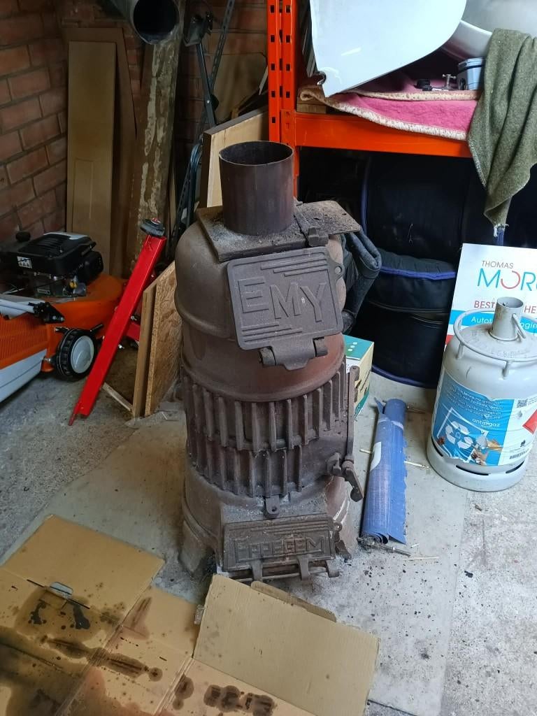 hout kachel, Huis en Inrichting, Kachels, Ophalen, Gebruikt, Houtkachel, Vrijstaand