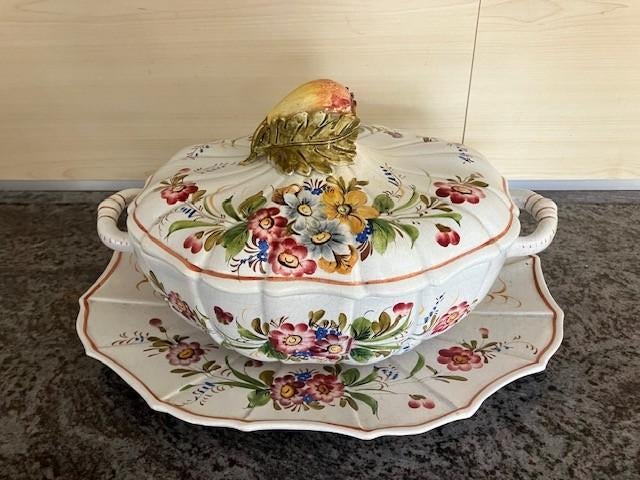 Antieke soepterrine, Antiek en Kunst, Antiek | Servies los, Ophalen