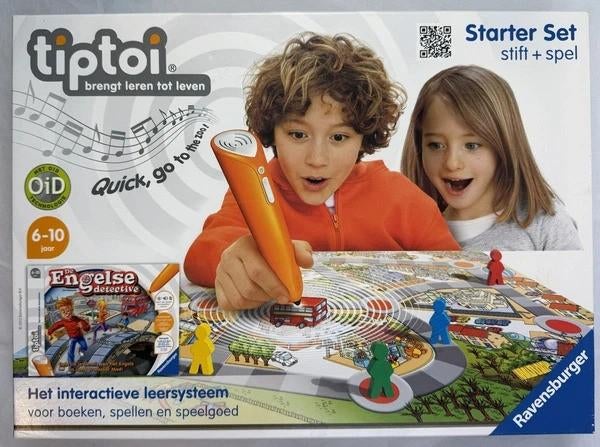 Ravensburger tiptoi Starterset stift spel Engelse Detective, Een of twee spelers, Verzenden, Zo goed als nieuw, Ravensburger