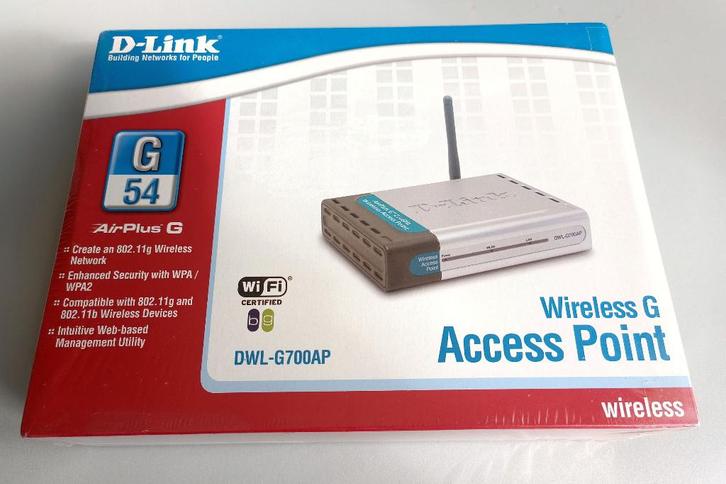 D-Link DWL-G700AP Access Point *** NEW OLD STOCK ***  📡, Informatique & Logiciels, Points d'accès, Neuf, Enlèvement ou Envoi