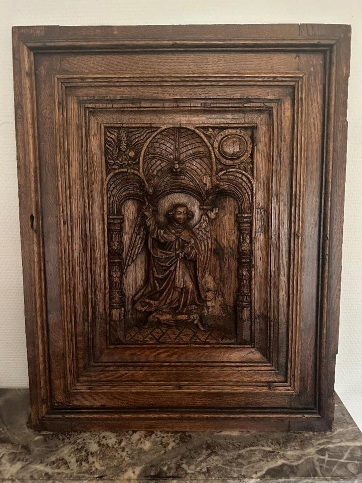 Deurpaneel 16de eeuw, Antiek en Kunst, Kunst | Beelden en Houtsnijwerken, Ophalen