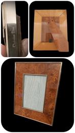 Fotolijst „Christian Dior” dubbelzijdig walnotenhout., Ophalen, Bruin