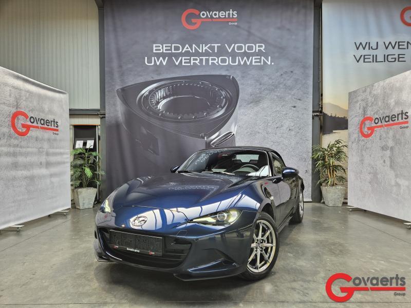 Mazda MX-5 2024 MX-5 2ST 1.5L SKYACTIV-G 132ps 6MT RWD Exclu, Auto's, 140 g/km, Cabriolet, Blauw, Handgeschakeld