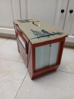 botvink kooi met gesculteerde vogels, Ophalen, Gebruikt, Hout, Vogelkooi