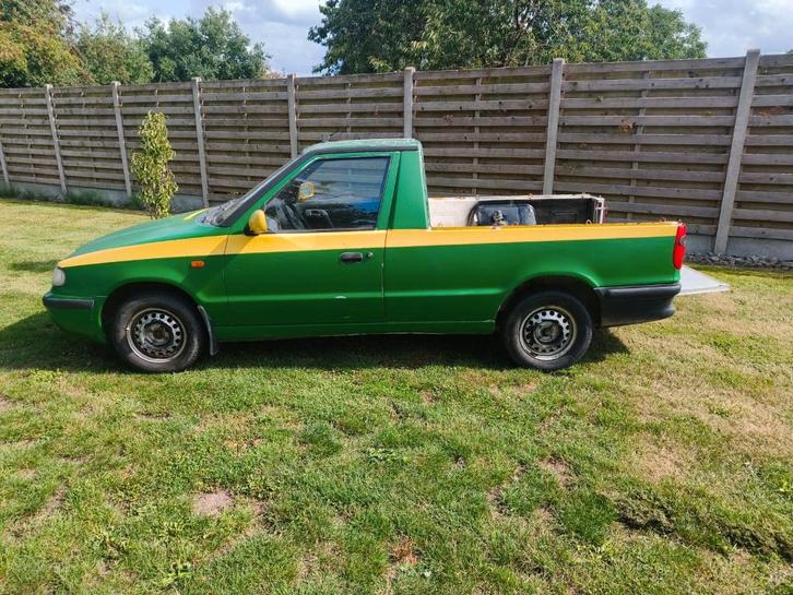 skoda filicia, Auto's, Skoda, Particulier, Felicia, Diesel, Euro 3, Overige carrosserie, 2 deurs, Handgeschakeld, Groen, Stof