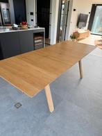 Table à manger moderne, chêne massif, extensible, Maison & Meubles, Tables | Tables à manger, Enlèvement, Utilisé, Chêne