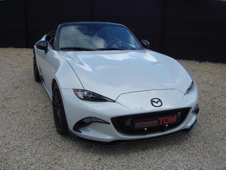 MAZDA MX5 2.0 * SPORTUITLAAT * NAVI * LEDER * ALU BLACK *, Auto's, Mazda, Bedrijf, Te koop, MX-5, ABS, Airbags, Alarm, Apple Carplay