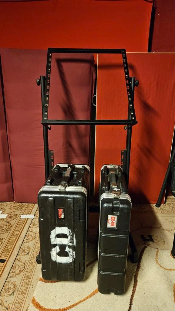 Rekken van 19 inch, Muziek en Instrumenten, Behuizingen en Koffers, Gebruikt, Overige instrumenten, Flightcase, Ophalen