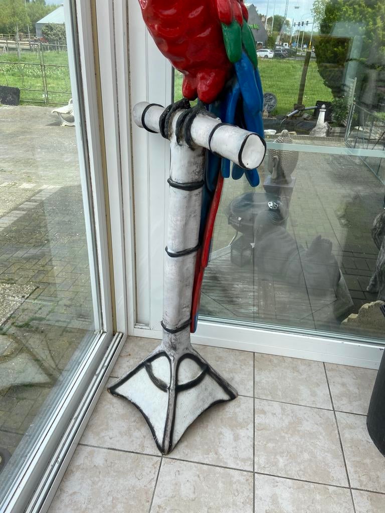 Mooie papegaai beeld +/- 170cm hoog in kunststof, Ophalen, Zo goed als nieuw, Kunststof