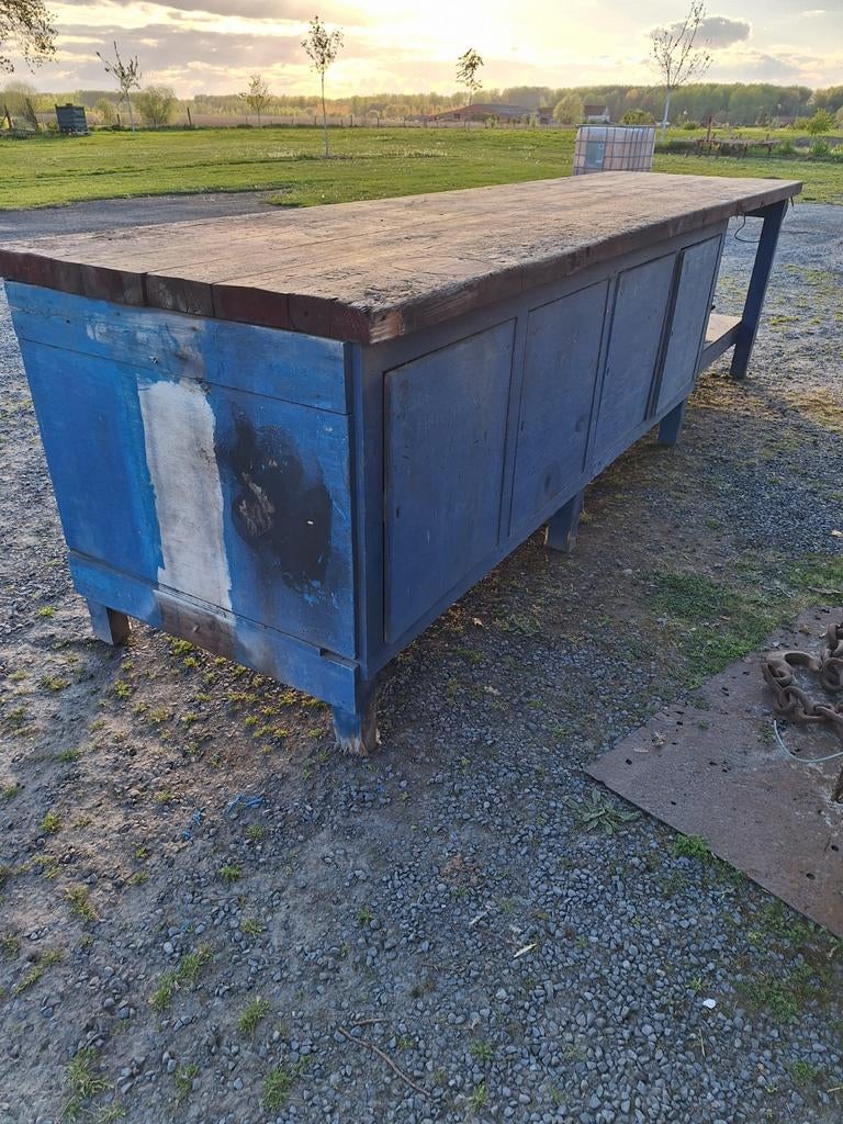 Établi en bois de 3,82 mètres, Bricolage & Construction, Établis, Enlèvement