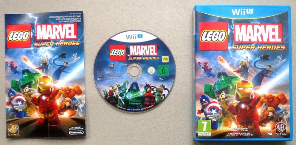 LEGO Marvel Super Heroes voor de Nintendo Wii-U, Consoles de jeu & Jeux vidéo, Jeux | Nintendo Wii U, Enlèvement ou Envoi, Comme neuf