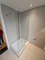 Glazen douchewand 120 x 100 cm – Gratis af te halen., Ophalen